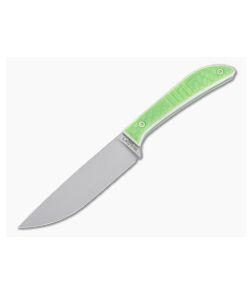 Lhotak Designs RL5 Scrap Knife ATI 425 Green Snake Juma and Elforyn Fixed Blade 4794