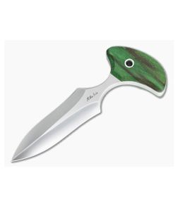 Mike Irie Version 2 Push Dagger CPM-154 Green Maple Fixed Blade 4811