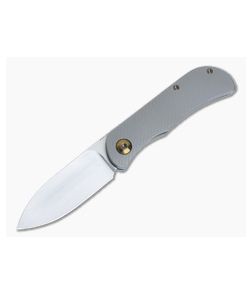 Burger Custom EXK CFL M390 Spear Point Full Titanium Bronze Accents Front Flipper 4846