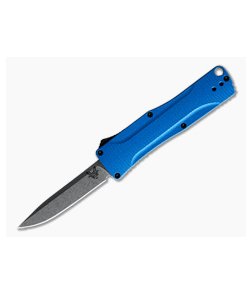 Benchmade 4850-1 Om Satin S30V Blue Aluminum OTF Automatic Knife