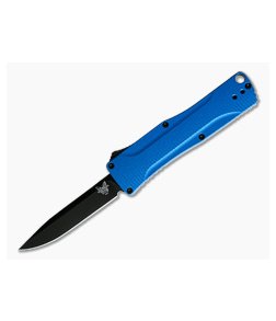 Benchmade 4850BK-1 Om Black DLC S30V Blue Aluminum OTF Automatic Knife