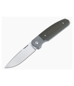 Enrique Pena Custom Caballero Bolster Lock Dark Green Micarta Satin 154CM Drop Point 4875