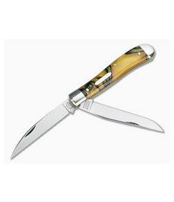 Tidioute Cutlery #48 Improved Trapper Tiger Eye Acrylic 