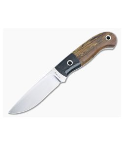 Mike Irie Model 110 Fixed Blade Micarta Bolstered Stabilized Maple Handles Satin CPM-154 Drop Point Blade 4898