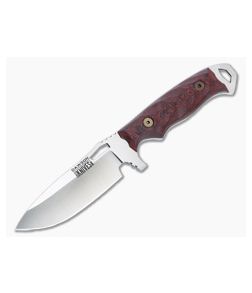 Dawson Knives Nomad Satin Magnacut Red/Black G10