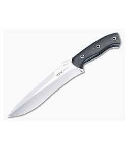 Mike Irie TFK Tactical Field Knife Black Canvas Micarta CPM-154