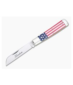 Tidioute Cutlery #49 Freedom Blem A Sheepsfoot Jack Flag Acrylic Slip Joint 493121