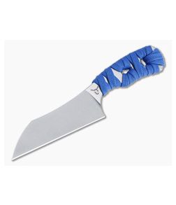 Lhotak Designs Neck Knife Blue Paracord Wrap Handle ATI 425 Wharncliffe Blade 4942