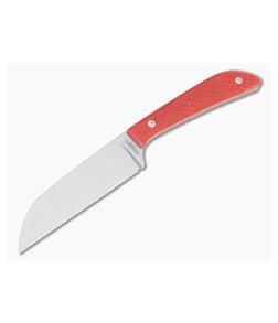 Lhotak Designs Fixed Blade Scrap Knife Red Snake Juma ATI 425 Sheepsfoot Blade 4981