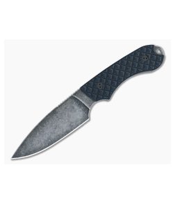 Bradford Knives Guardian4 PHT Flat Grind Black/Blue G10 Nimbus 3V
