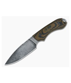 Bradford Knives Guardian4 PHT Flat Grind 3D Camo Micarta Nimbus 3V