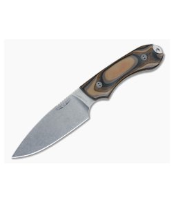 Bradford Knives Guardian4 PHT Flat Grind 3D G-Wood Stonewash 3V