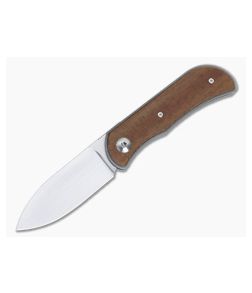 Trevor Burger Custom EXK Spearpoint Recessed Brown Micarta