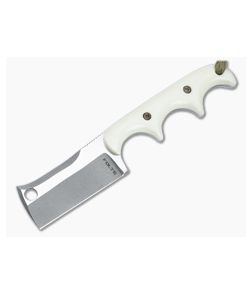 Alan Folts Custom Minimalist Cleaver Ivory G10