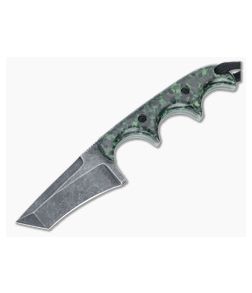 Alan Folts Custom Minimalist Tanto Glow Shred Carbon Fiber