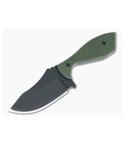 Otha Custom Klax Drop Point Green G10