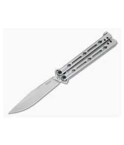 Kershaw Lucha Balisong Stonewashed 14C28N Stainless Steel 5150