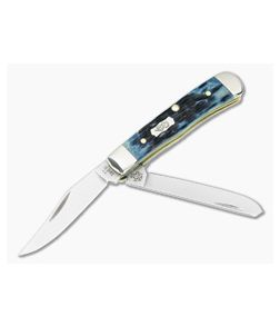 Case Tiny Trapper Mediterranean Blue Pocket Worn 51862