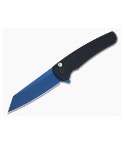 Protech Malibu Sapphire Blue Reverse Tanto Dragon Scale Handle 5236-SB