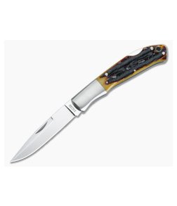 Moki Kronos Medium Amber Bone Stag Lockback