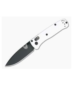 Benchmade Mini Bugout White Grivory Black S30V Drop Point AXIS Lock Folder 533BK-1