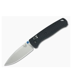 Benchmade 535 Bugout Stonewash S30V Grooved Black G10 Putman Scales