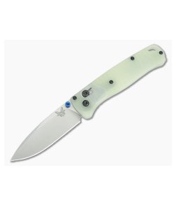 Benchmade 535 Bugout Stonewash S30V Grooved Jade G10 Putman Scales