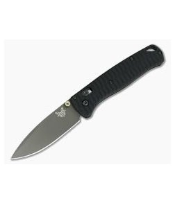 Benchmade Bugout Gray Cerakote S30V Grooved Black Micarta Putman Scales 535GRY