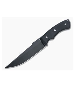 Kabar IFB Trailing Point Black Stainless Steel Black G10 Fixed Blade 5351