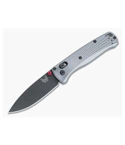 Benchmade Bugout Black M390 Milled Gray Aluminum AXIS Lock Folder 535BK-4