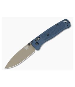 Benchmade Bugout Axis Lock Folder Crater Blue Grivory Flat Dark Earth Cerakote S30V Drop Point Blade 535FE-05