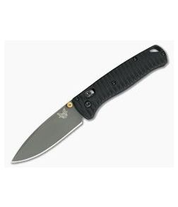 Benchmade Bugout Gray Cerakote S30V Grooved Black G10 Putman Scales 535GRY