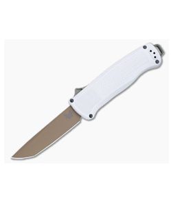 Benchmade Shootout Cool Gray (White) OTF Automatic Dark Earth Cru-Wear 5370FE-02