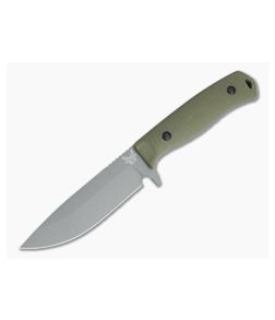 Benchmade Anonimus Gray CruWear OD Green G10 Fixed Blade Knife 539GY