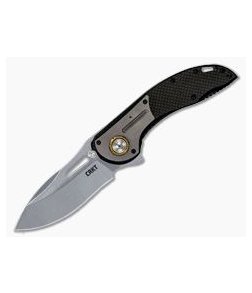 CRKT XOC Ikoma Deadbolt Lock Carbon Fiber XHP Flipper Knife For Sale
