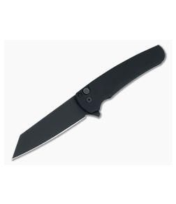 Protech Malibu Black Smooth Handle Black Reverse Tanto