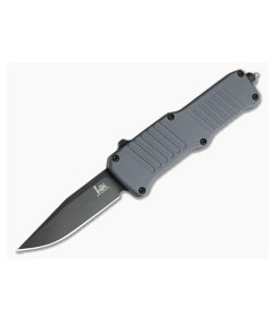 HK Mini Incursion Clip Point Black PVD 154CM Grey OTF Automatic 54052