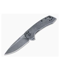 Kershaw Radar BlackWashed Steel Handle BlackWashed Drop Point Assisted Flipper 5560