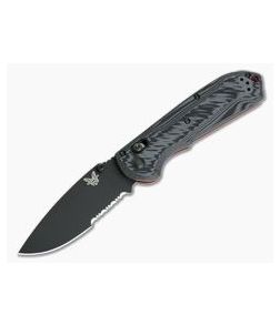 Benchmade 560SBK-1 Freek Layered G10 AXIS Lock Black Serrated CPM-M4