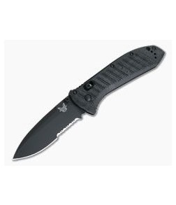 Benchmade Manual Presidio II Black CF-Elite Black Serrated S30V AXIS Lock Folder 570SBK-1