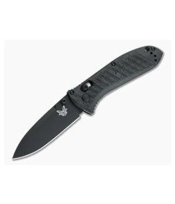 Benchmade Mini Presidio II Manual Black CF-Elite Black Plain S30V AXIS Lock Folder 575BK-1