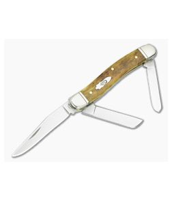 Case Medium Stockman Smooth Antique Bone 58185