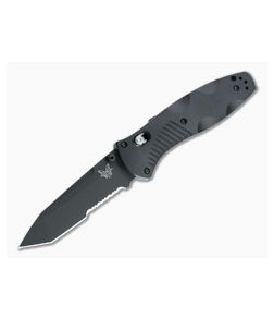 Benchmade 583SBK Barrage Tanto Black Part Serrated 154CM Assisted AXIS Lock Folder 