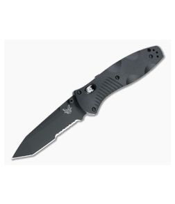 Benchmade 583SBK Barrage Tanto Black Part Serrated 154CM Assisted AXIS Lock Folder