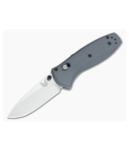 Benchmade 585-2 Mini Barrage Gray G10 Satin Plain CPM-S30V