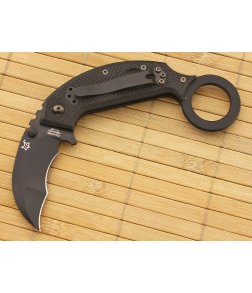 Fox Knives 590 Derespina Folding Karambit Black G10