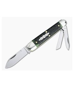 Tidioute Cutlery #59 Shaffer Farm Whittler Slip Joint Mint Chocolate Jigged Bone Folder 592322