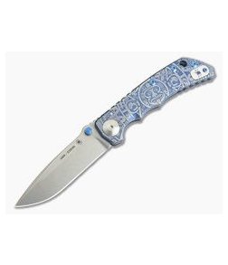 Spartan Harsey Folder Special Edition Blue Mayan Stonewashed S35VN