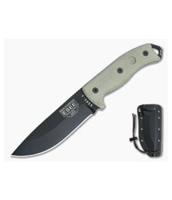 ESEE 5P Black with Black Kydex Sheath