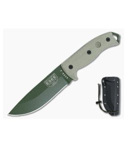 ESEE 5P OD Green with Black Kydex Sheath